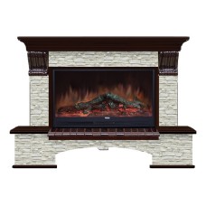 Комплект из электрокамина напольного и портала (149x42x108.5 см) Бостон К ГО Premier S86 БК860012