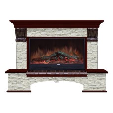 Комплект из электрокамина напольного и портала (149x42x108.5 см) Бостон К ГО Premier S86 БК860013