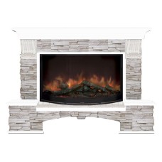 Комплект из электрокамина напольного и портала (149x42x108.5 см) Бостон К Мисхор Rondo 86 БК860060