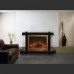 Комплект из электрокамина напольного и портала (154x35x101.5 см) Капри Delux Sharm 33 BR КАП00004