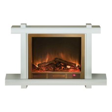 Комплект из электрокамина напольного и портала (154x35x101.5 см) Капри Delux Sharm 33 BR КАП00008