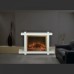 Комплект из электрокамина напольного и портала (154x35x101.5 см) Капри Delux Sharm 33 BR КАП00008