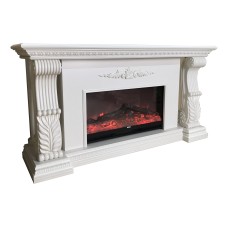 Комплект из электрокамина напольного и портала (181х50х95 см) Сенатор Deluxe Premier S86 С000001