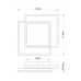 Накладной светильник Globo Squares 67225-24FSH