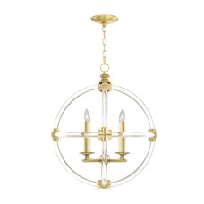 Люстры Gramercy Home CH326-4-BRS