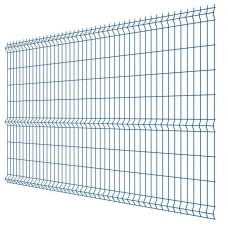 Панельное ограждение, 2.5×1.53 м, ячейка 55×200 мм, d=3.5 мм, синее