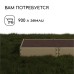 Грядка оцинкованная, 585 × 100 × 15 см, Greengo