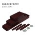 Клумба оцинкованная, 3 яруса, d = 60–100–140 см, высота бортика 45 см, коричневая, Greengo