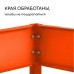 Клумба оцинкованная, 3 яруса, d = 60–100–140 см, высота бортика 45 см, оранжевая, Greengo