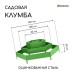 Клумба оцинкованная, 3 яруса, d = 60–100–140 см, высота бортика 45 см, зелёная, Greengo