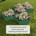 Клумба оцинкованная, d = 140 см, высота бортика 15 см, зелёная, Greengo