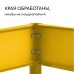 Клумба оцинкованная, d = 60 см, высота бортика 15 см, жёлтая, Greengo
