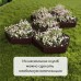 Клумба оцинкованная, d = 60 см, высота бортика 15 см, коричневая, Greengo