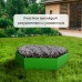 Клумба оцинкованная, d = 60 см, высота бортика 15 см, ярко-зелёная, Greengo