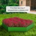Клумба оцинкованная, d = 80 см, высота бортика 15 см, ярко-зелёная, Greengo