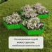 Клумба оцинкованная, d = 80 см, высота бортика 15 см, ярко-зелёная, Greengo