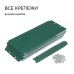 Клумба оцинкованная, d = 80 см, высота бортика 15 см, зелёная, Greengo