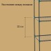 Стеллаж для рассады, 4 полки, 160 × 40 × 65 см, металлический каркас d = 12 мм, без чехла, Greengo