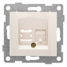 Розетка Ethernet RJ-45 без рамки Gusi Electric BRAVO С10К1-003