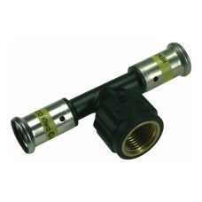Тройник HENCO ВР ПВДФ пресс (газ), 32x1quot;x32