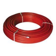 Труба HENCO RIXc в красной изоляции (6мм), PEXc-AL-PEXc, 26х3, (25)