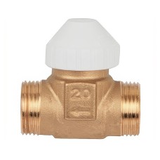 Клапан термостатический HENCO зональный, 2 x 1quot; - M30x1,5 - Kv 4,5