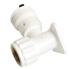Водорозетка HENCO ВР Vision, 16x1/2quot; (56 мм), с черной заглушкой BP04 1/2quot;