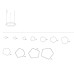 Подвесной светильник HENGE Light Ring Horizontal Polygonal