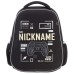 Рюкзак каркасный 38 х 29 х 18 см, Hatber Ergonomic Plus, Start game, чёрный NRk_85048