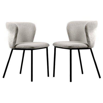 Стул Whirl (комплект 2 шт) серый,черный