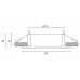Встраиваемый светильник Hesby Lighting Breeze HSBL_0099
