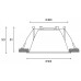 Встраиваемый светильник Hesby Lighting Odda HSBL_0114