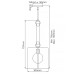 Подвесной светильник Hinkley Ludlow QN-LUDLOW-1P-GR