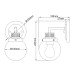 Настенные светильники Hinkley QN-POPPY1-HB-BATH