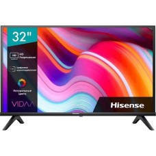 Телевизор Hisense 32A4K, 32", 1366×768, DVB-T2/C/S2, HDMI×3, USB×2, Smart TV, черный