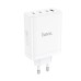 Сетевое зарядное устройство Hoco N31, 3 Type-C, 1 USB, 100 Вт, PD + QC, белое