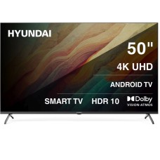 Телевизор Hyundai H-LED50BU7009, 50", 3840×2160, DVB-C/T2/S2, HDMI×3, USB×2, SmartTV, черный