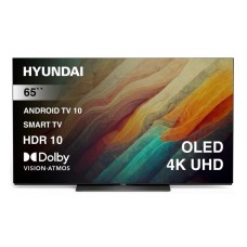 Телевизор OLED Hyundai H-LED65OBU7700, 65", 4K Ultra HD, 3840×2160, DVB-C/S/S2/T/T2, 3хHDMI, 2хUSB, SmartTV, черный
