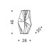 Настенный светильник IDL 476/4A black