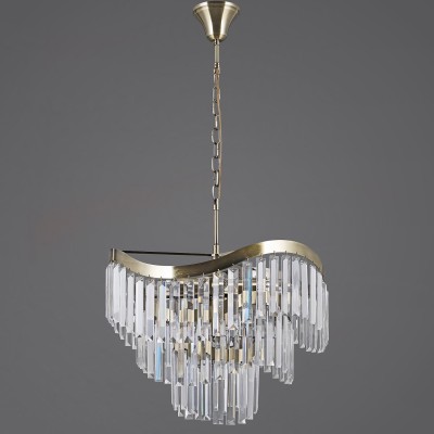 Подвесная люстра ILLUMICO IL3475 IL3475-8PSQ-25AB ELITE