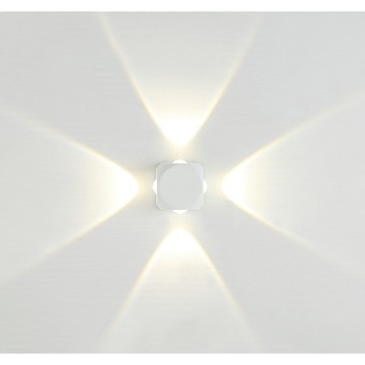 Уличный настенный светильник IMEX Cross IL.0014.0016-4 WH