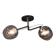 Люстра на штанге IMEX MD.1042-2-S BK+CH