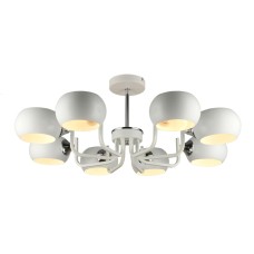 Люстра на штанге IMEX MD.4914-8-S WH+CH