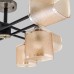 Люстра на штанге IMEX MD.4212-8-S-BK+AB