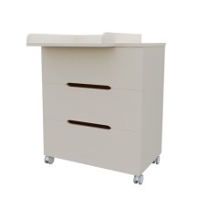Комод пеленальный детский ИНКАНТО Anniken ECCO 800/3, 83х45х97 см., 3 ящика, цвет белый