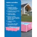 Бассейн каркасный Pink Frame Pool, 220х150х60 см, цвет розовый 28266NP