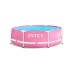 Бассейн каркасный Pink Frame Pool, 244 х 76 см, цвет розовый, 28290NP
