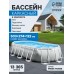 Бассейн каркасный Prism Frame, 503 х 274 х 122 см, фильтр-насос, лестница, тент, подстилка, 26796NP INTEX