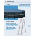 Бассейн каркасный Ultra XTR Frame, 549 х 132 см, песчаный фильтр-насос, лестница, тент, подстилка, 26330NP INTEX