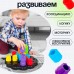 Развивающая игрушка «Пирамидка-мозаика», сортер, цвета, по методике Монтессори